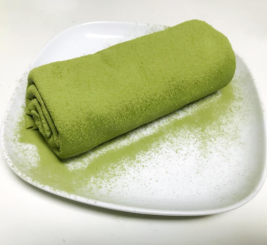 锎馨晓步做的网红食谱│抹茶毛巾卷
