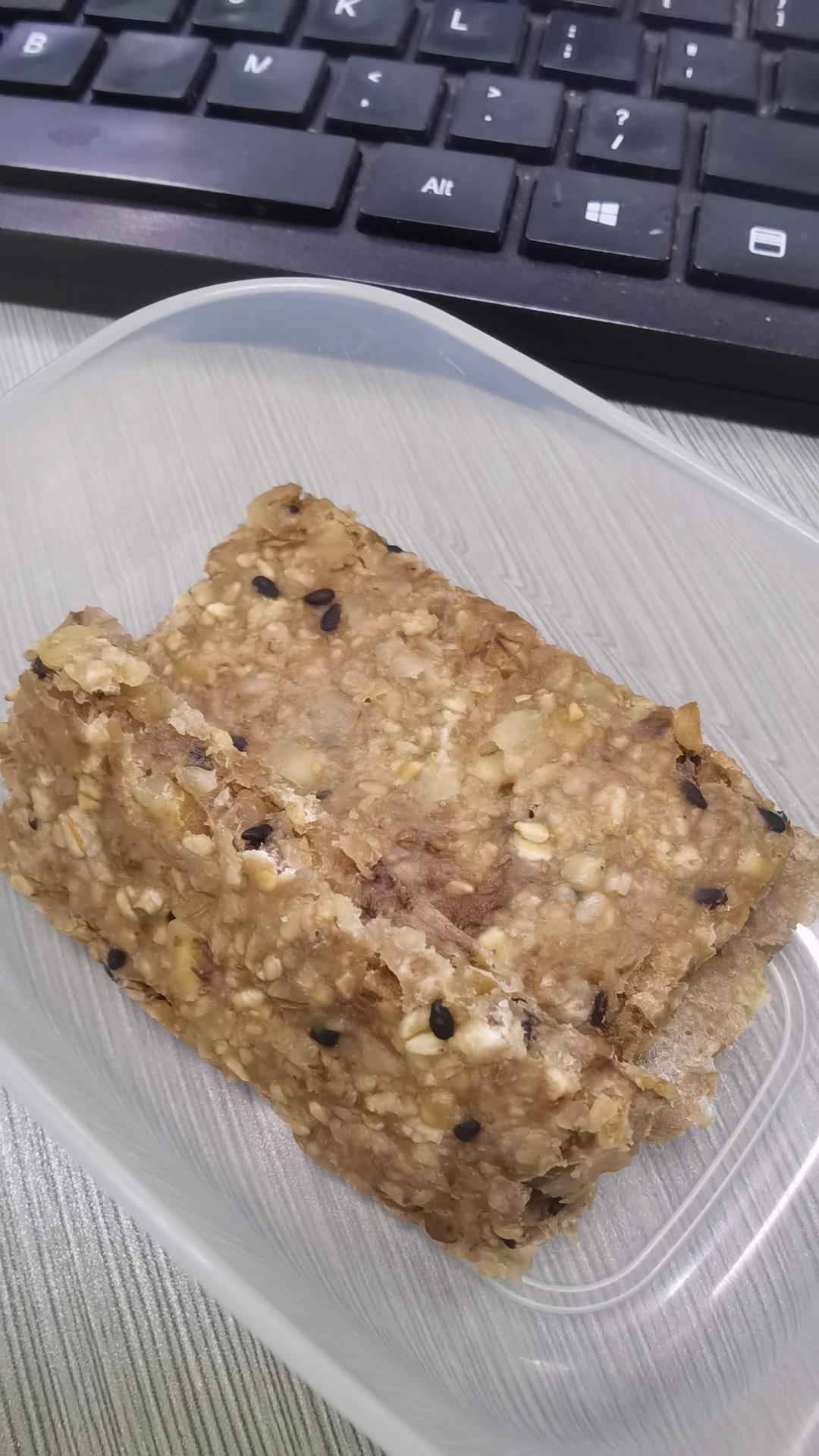 无油无糖，低脂饱腹，香蕉燕麦饼
