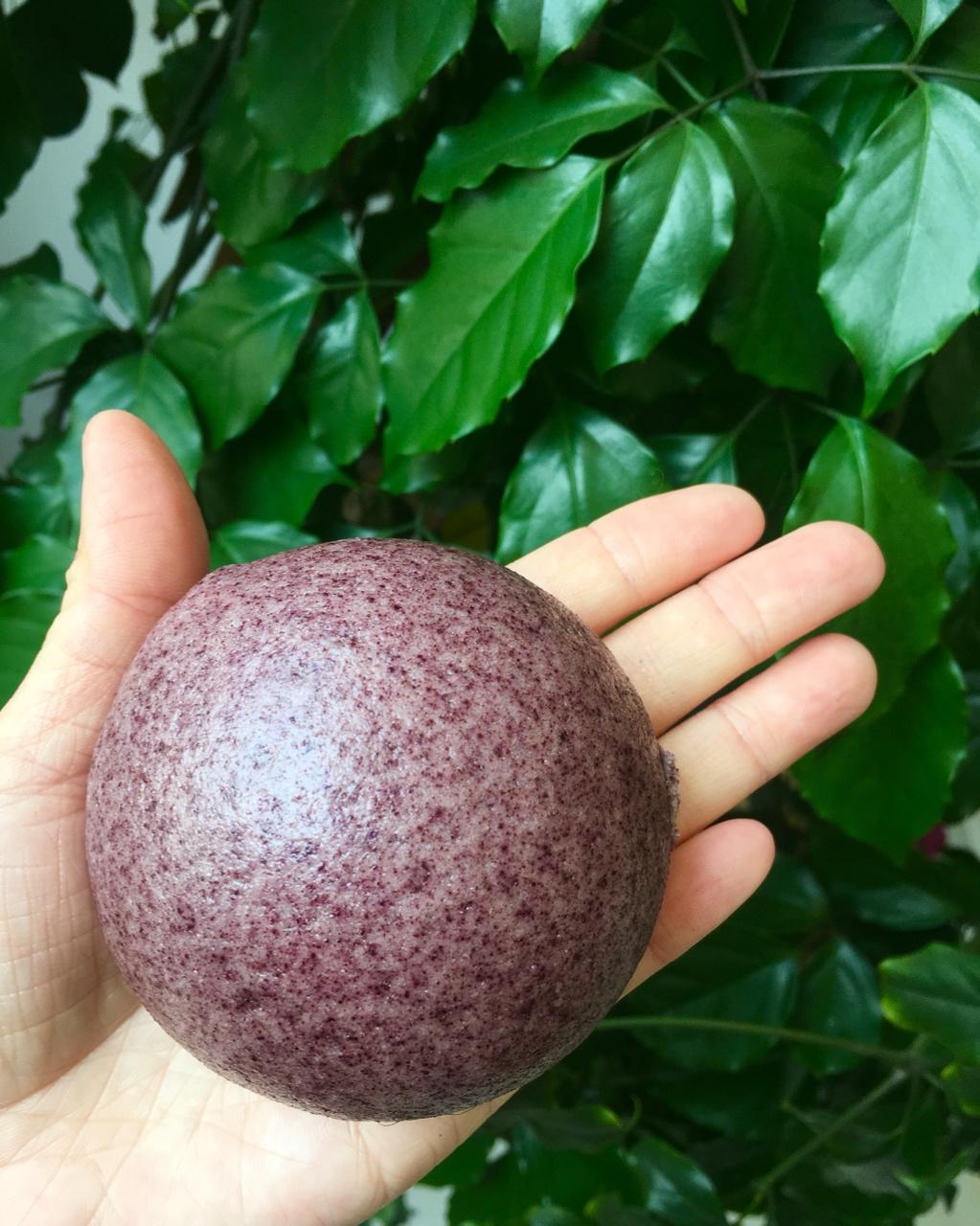黑米粉刀切馒头