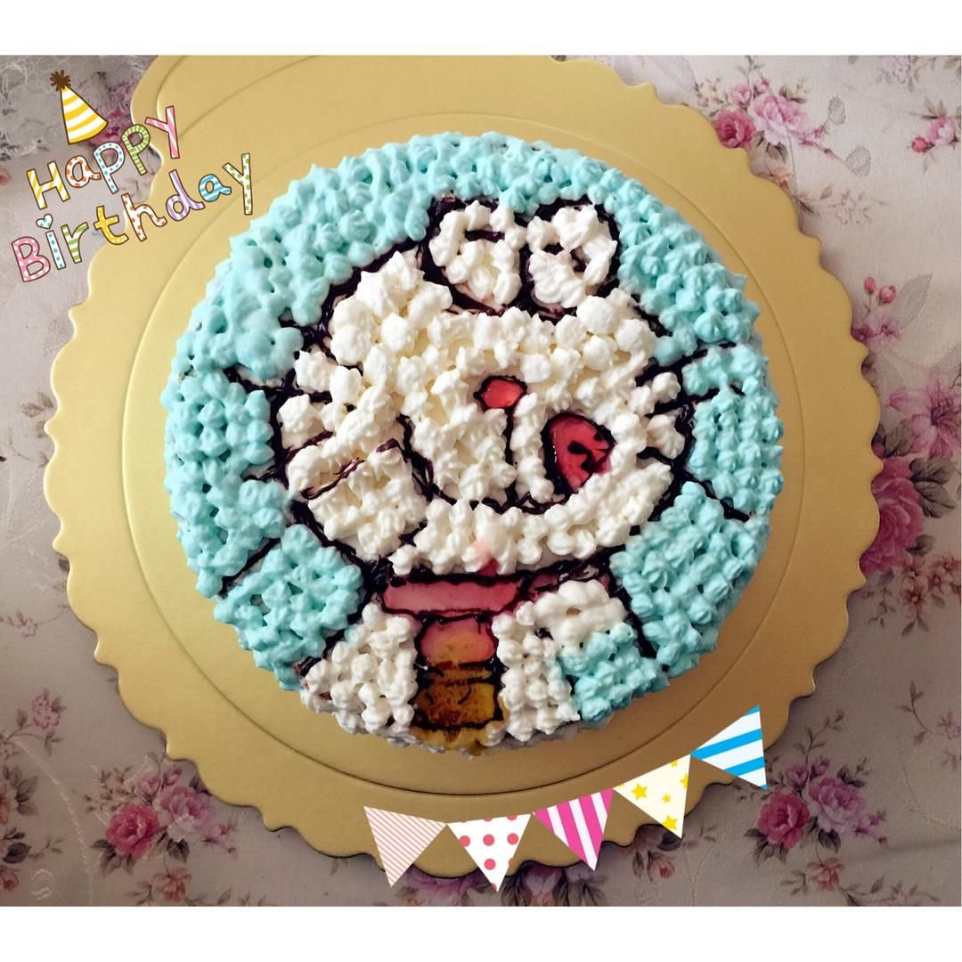 机器猫奶油蛋糕