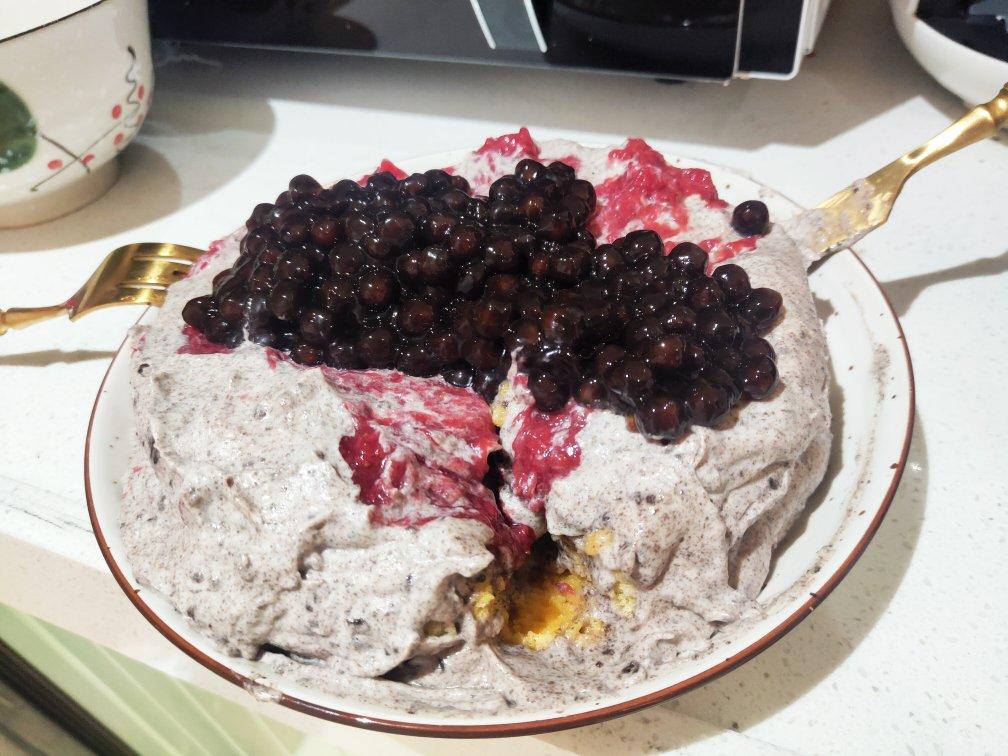 黑糖珍珠爆浆蛋糕