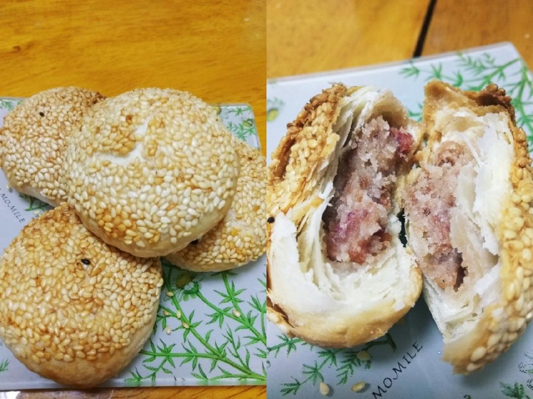 酥皮绿豆饼   酥得掉渣渣