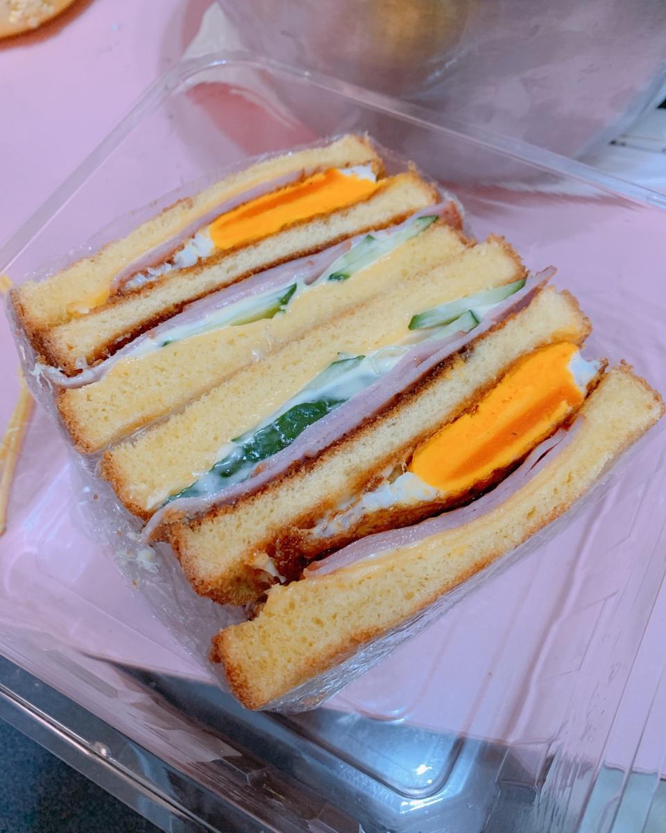 火腿芝士蛋三文治