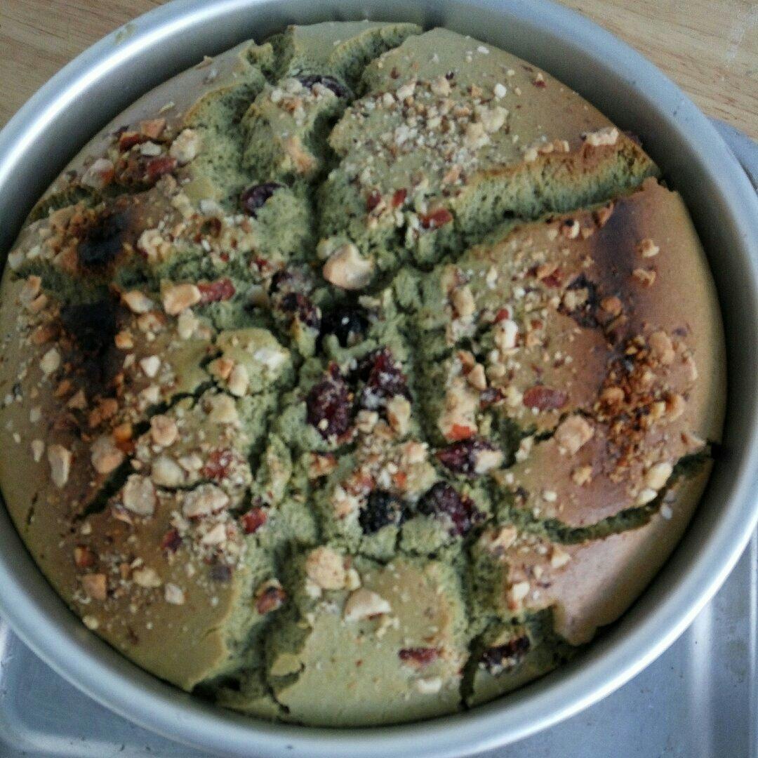 8寸抹茶戚风蛋糕