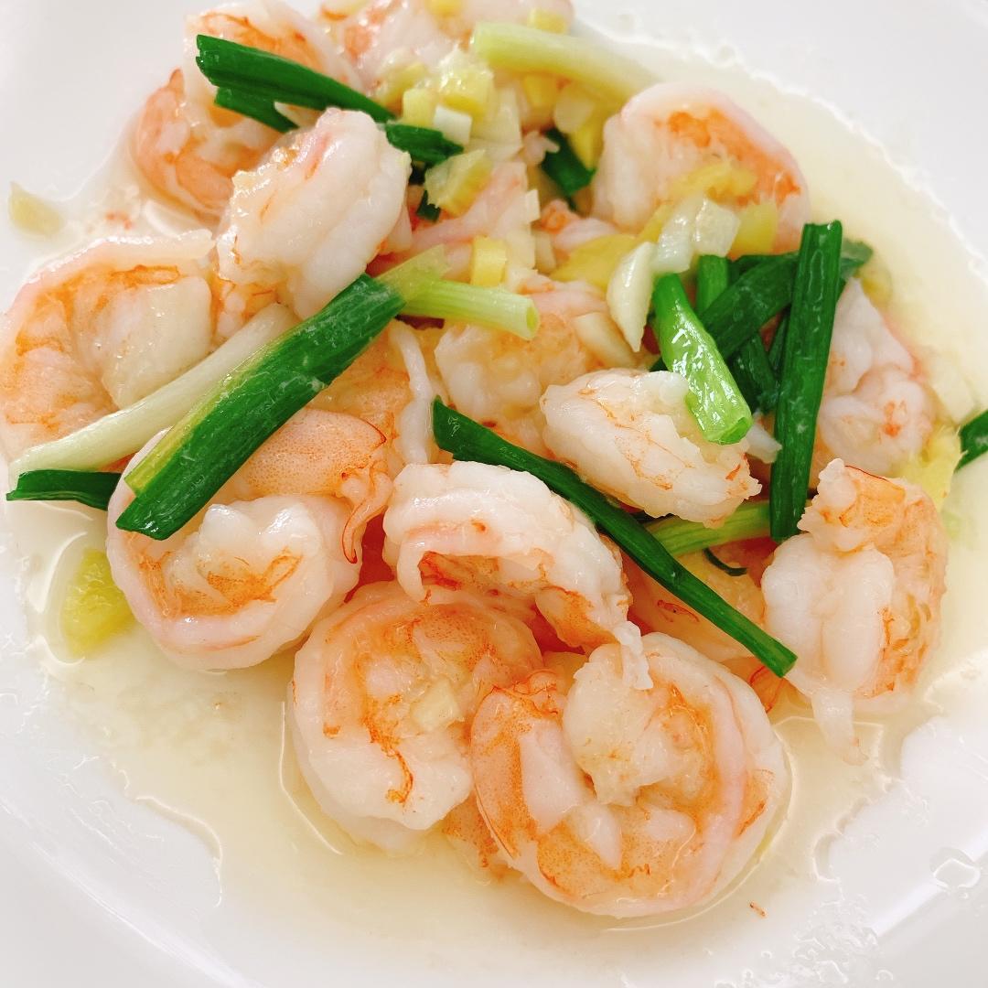 葱爆虾仁