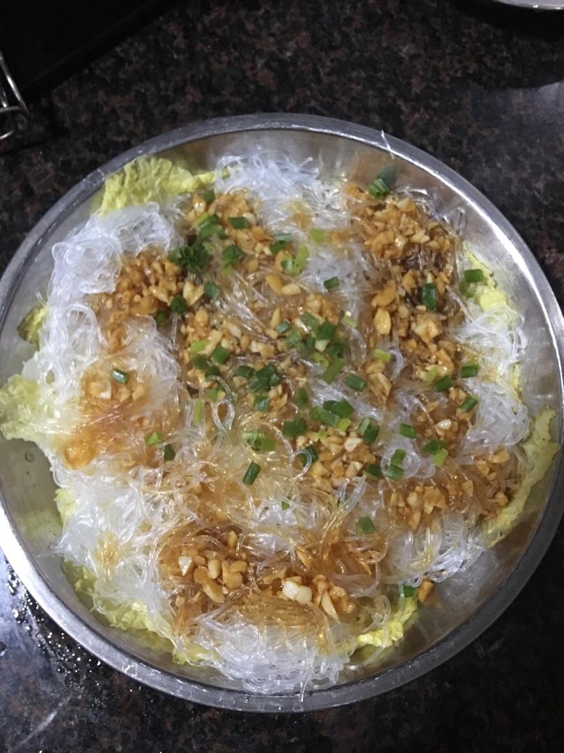 懒人下饭神器，蒜蓉蒸粉丝金针菇娃娃菜