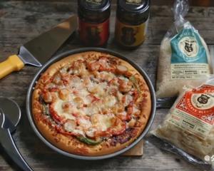 改良版披萨—香肠 金枪鱼披萨—适合中国胃的披萨🍕的做法 步骤16