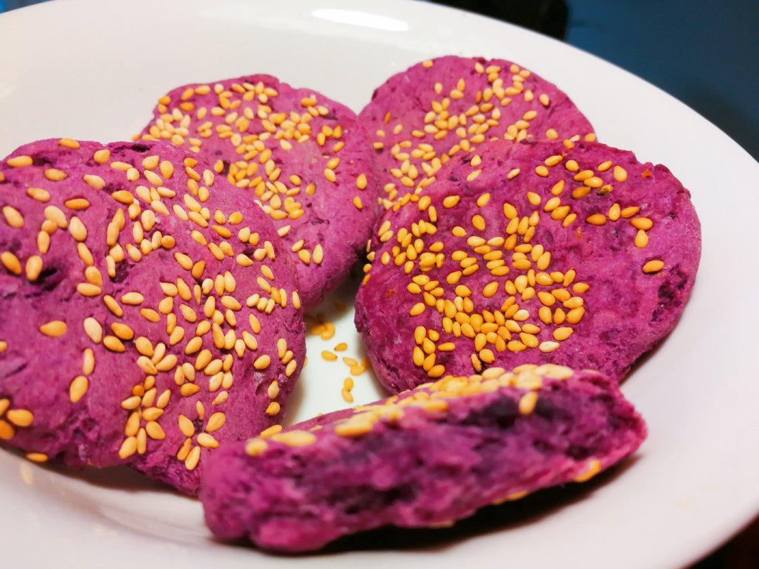 减肥必备紫薯饼