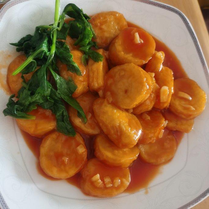 脆皮茄汁日本豆腐