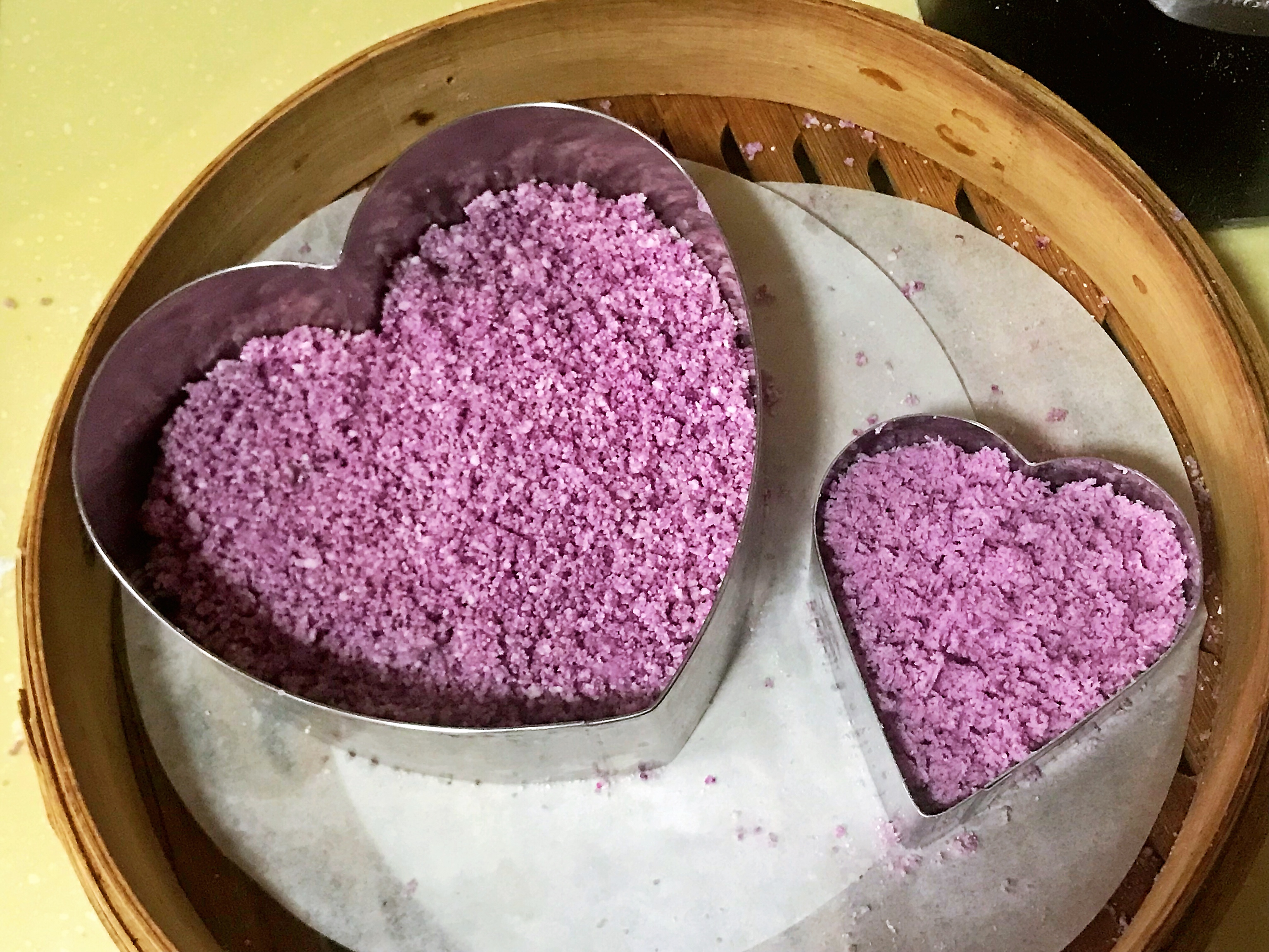 紫薯松糕（家庭版）的做法 步骤7