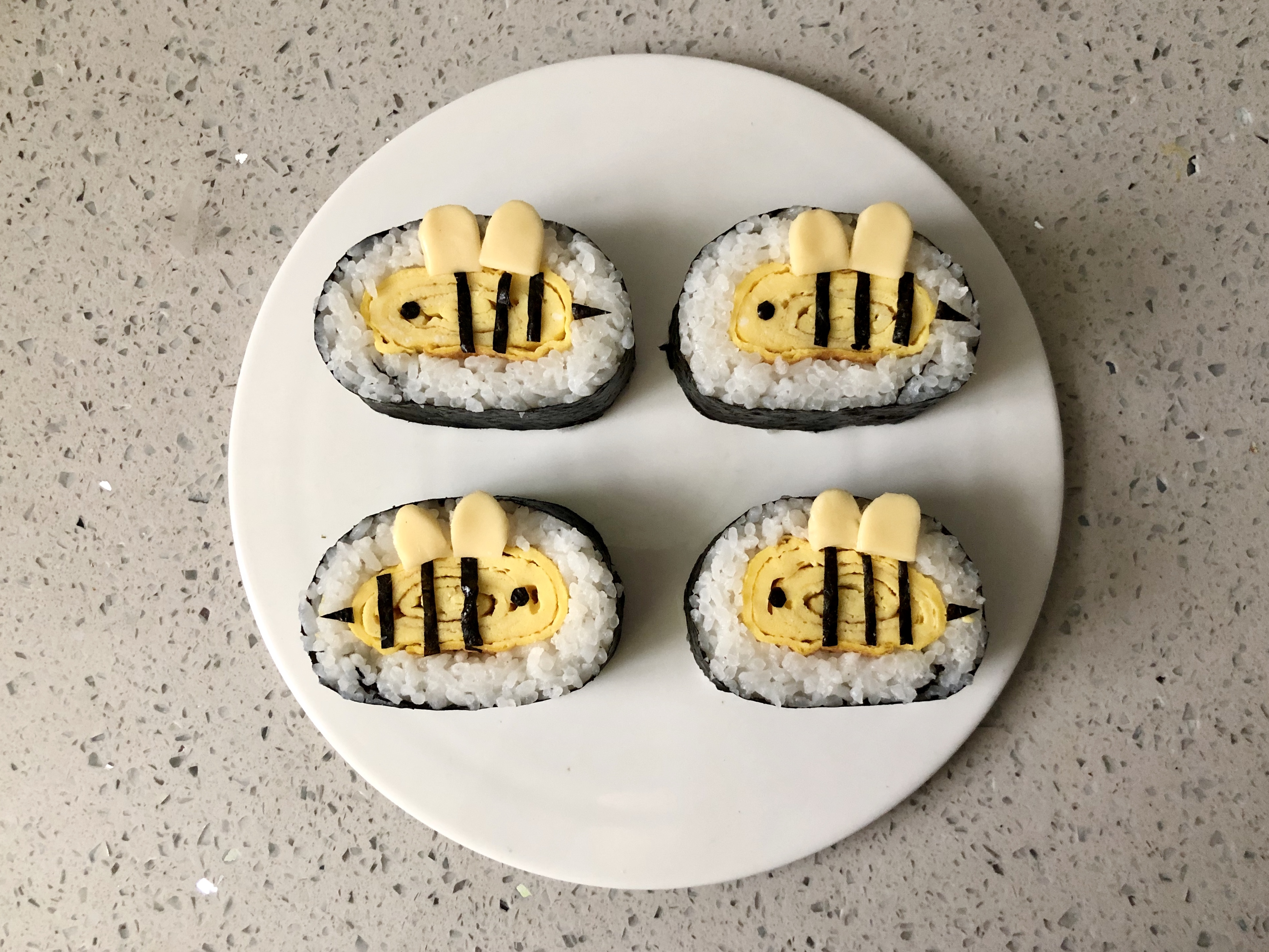 萌萌哒“小蜜蜂寿司”，拯救宝宝的味蕾的做法 步骤14