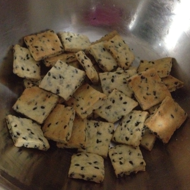 黑芝麻咸香饼干