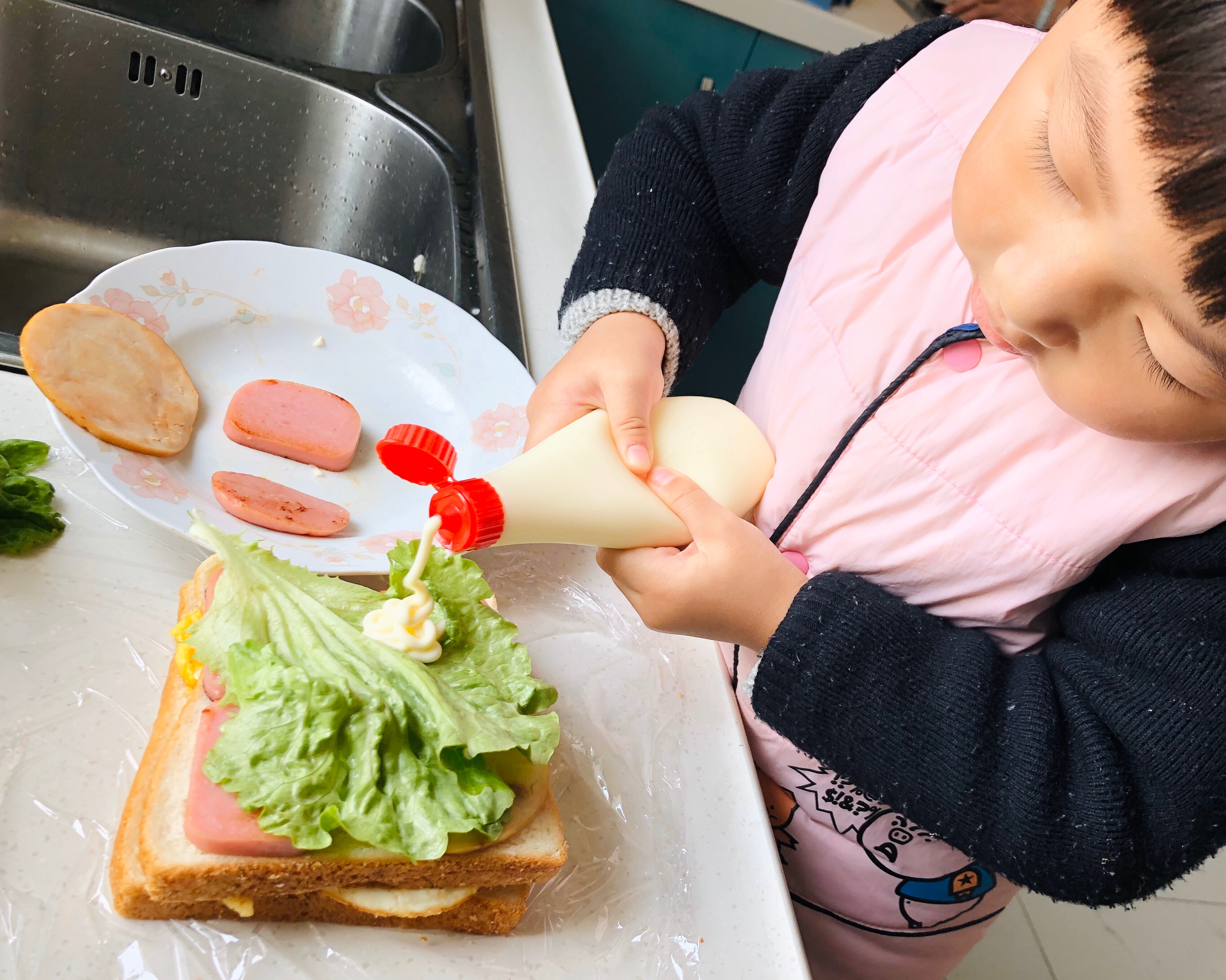 三明治—懒妈亲子时光的做法