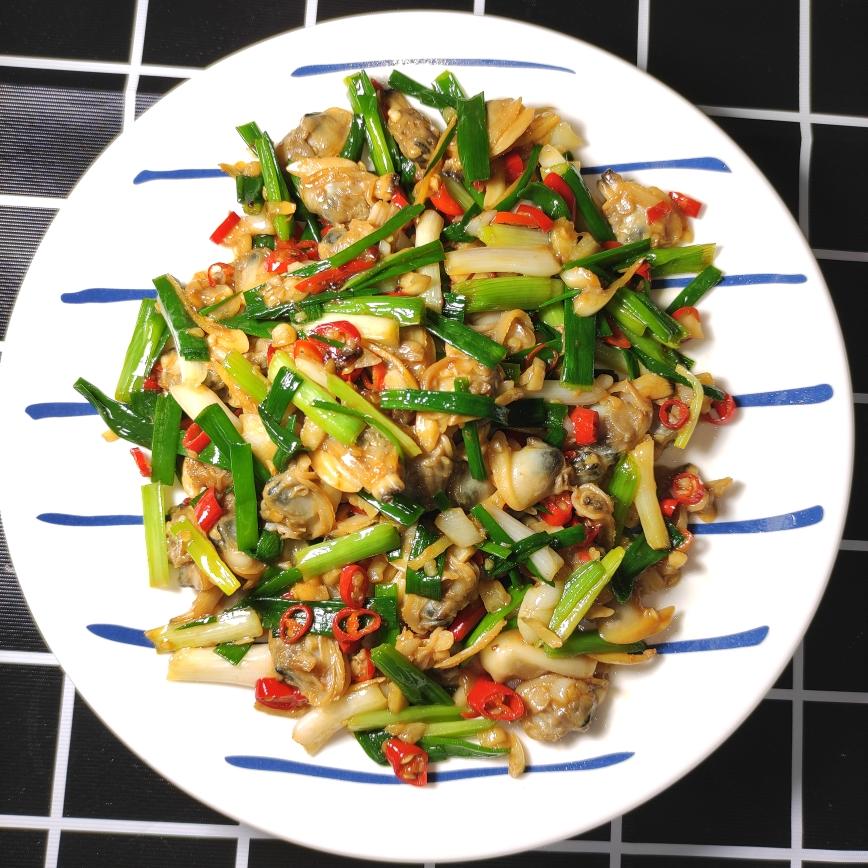 周末生活餐 純肥美花甲肉的做法