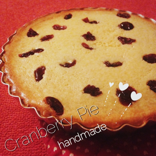 蔓越莓椰香芝士派