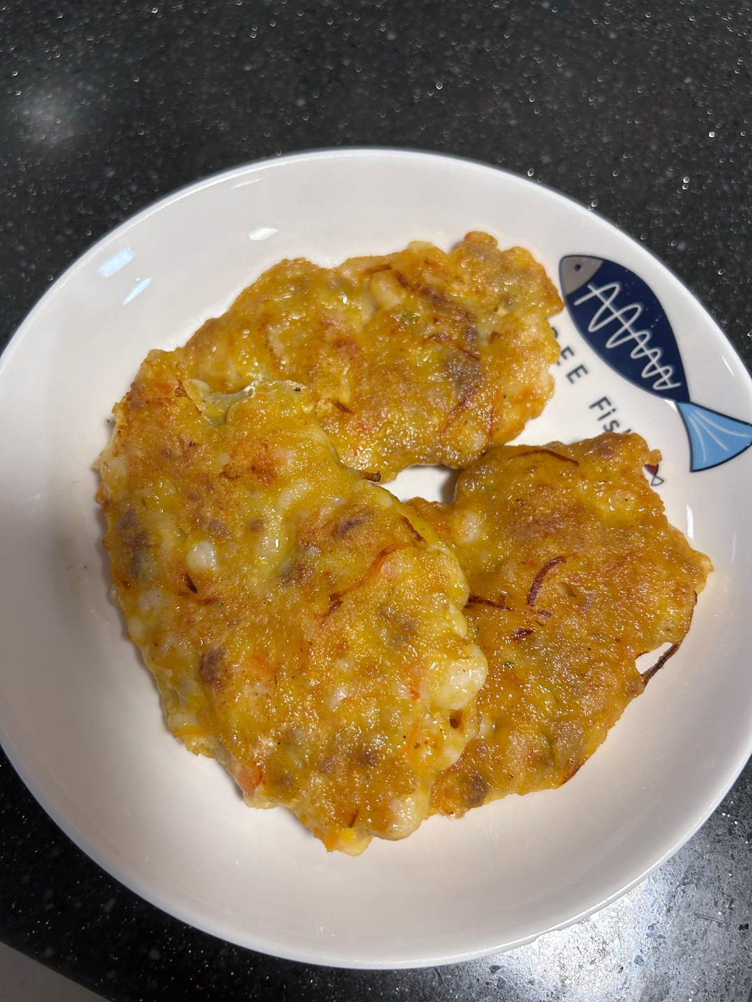 【女儿极力推荐】虾饼颗粒感玉米粒胡萝卜丁早餐搭档满口虾肉健身减脂蛋白质