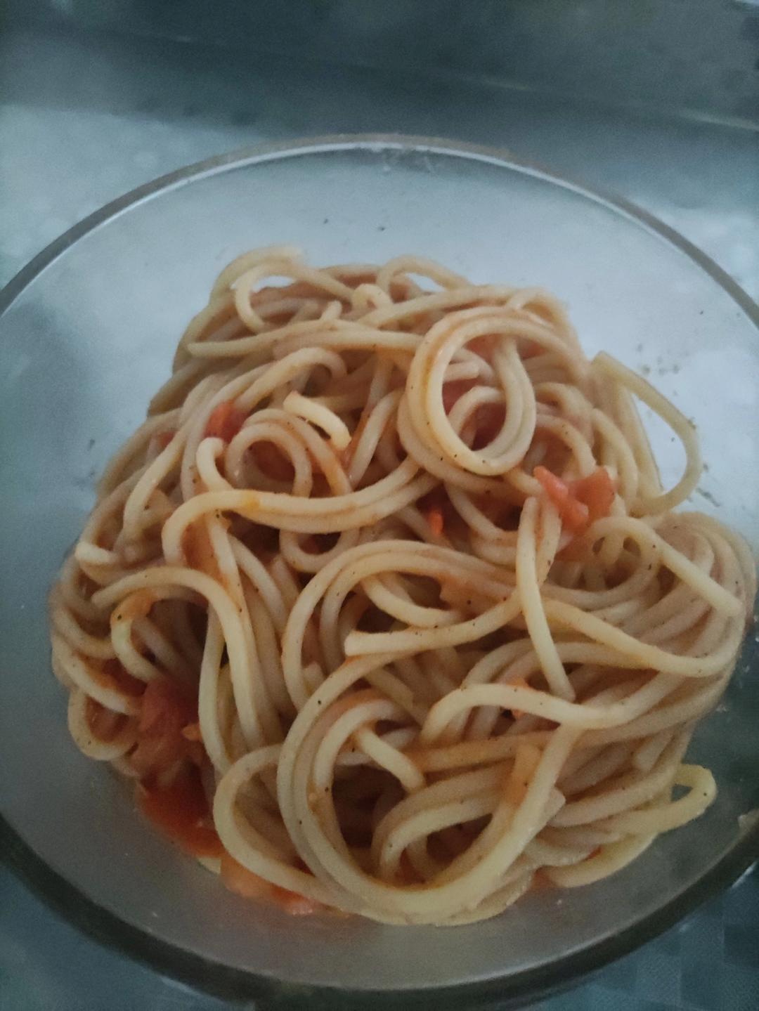 懒人版番茄意面