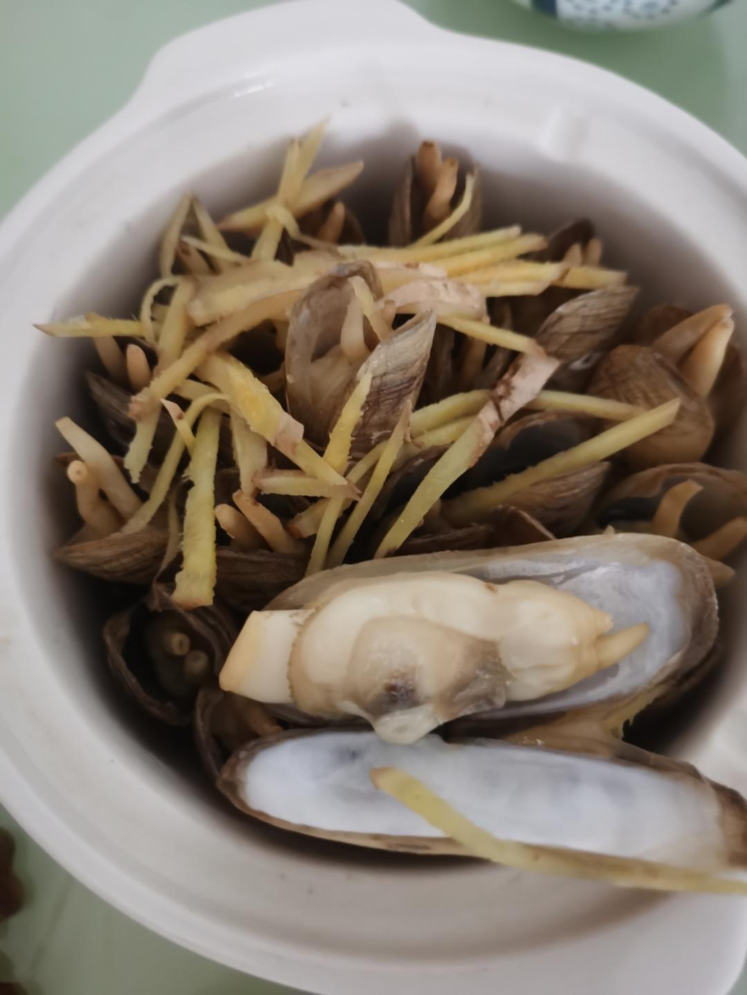 原汁原味的插蛏（蛏子）