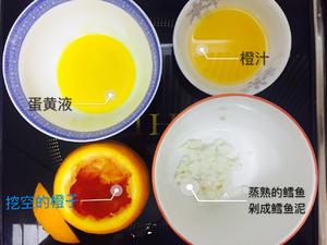 7-8个月宝宝辅食之鸡蛋鳕鱼香橙羹的做法 步骤6