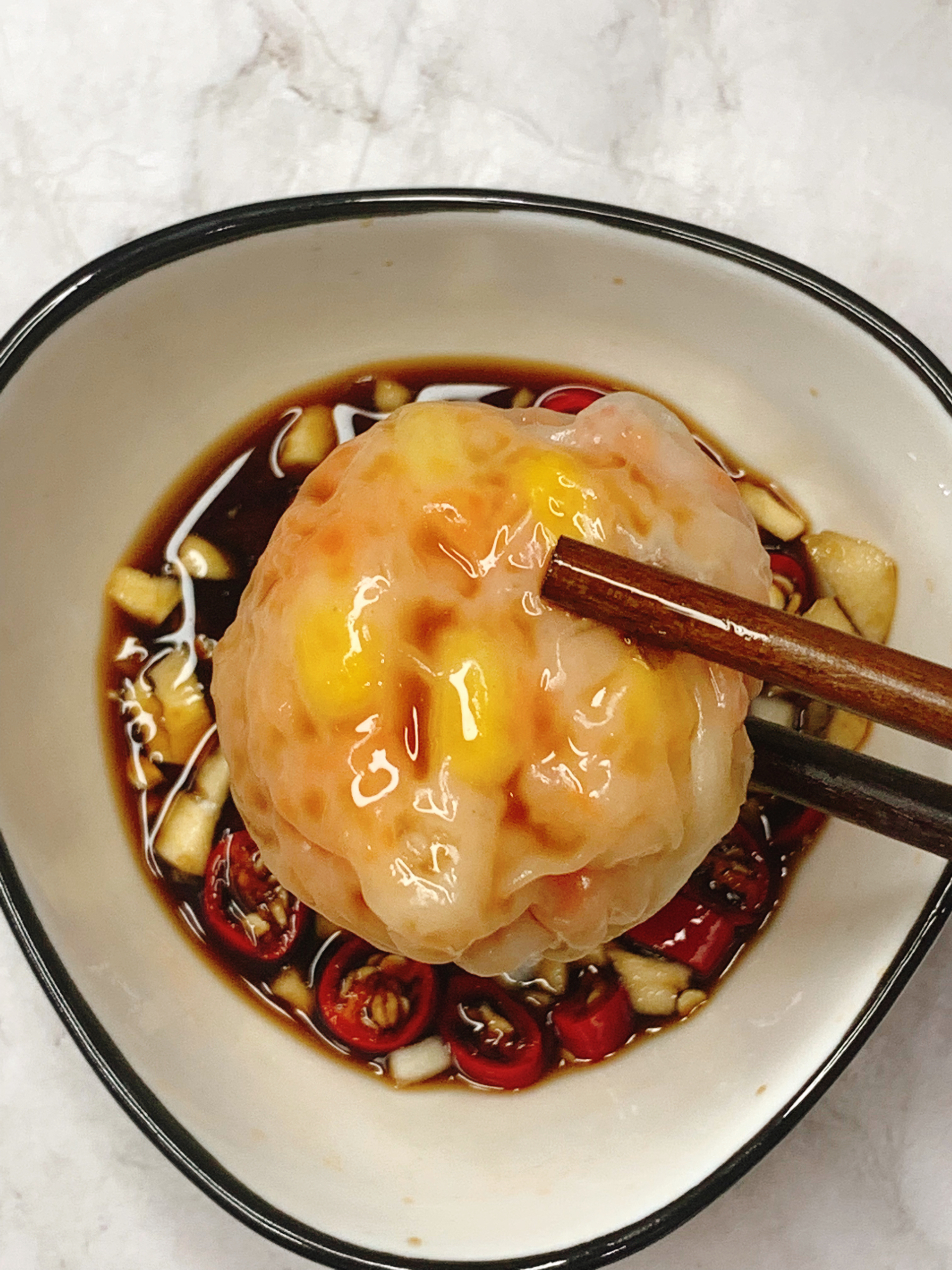 懒人早餐！鲜嫩Q弹～皮薄馅大的水晶虾饺的做法