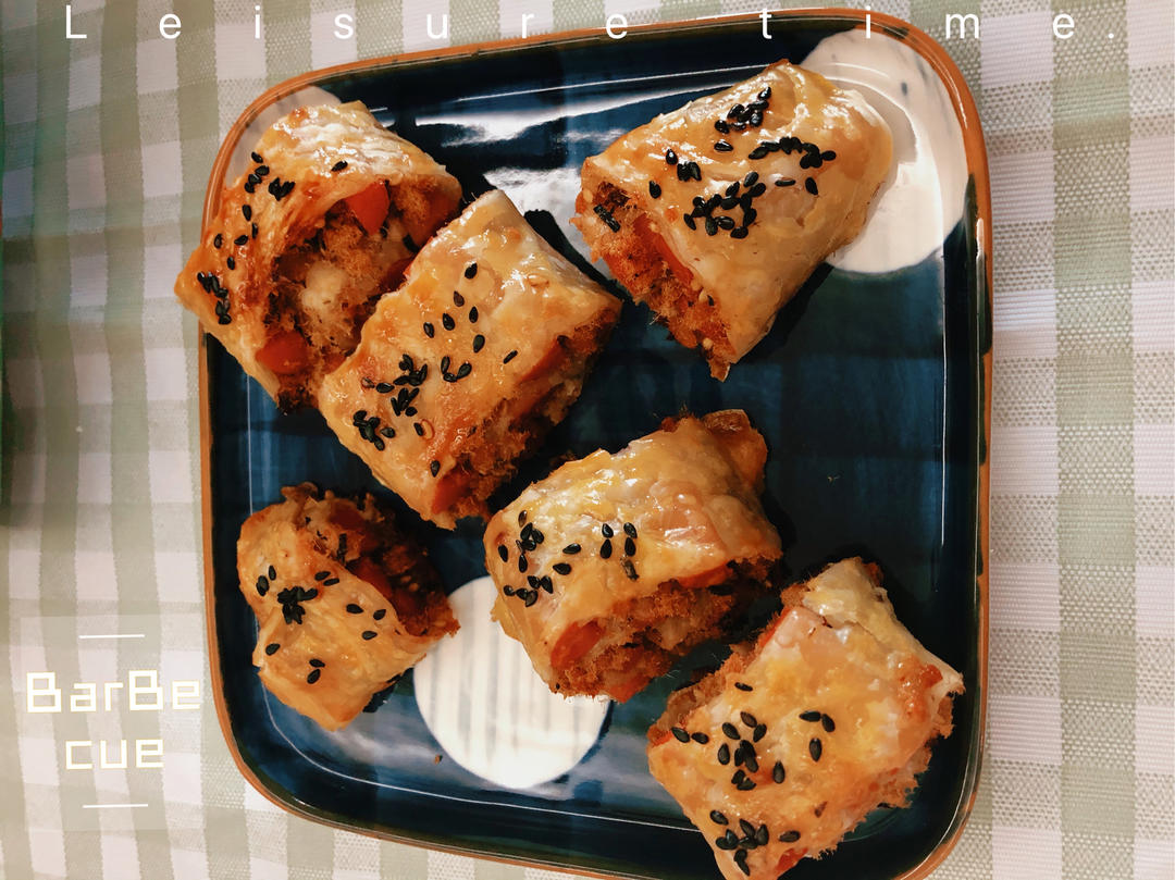 香酥火腿肉松卷