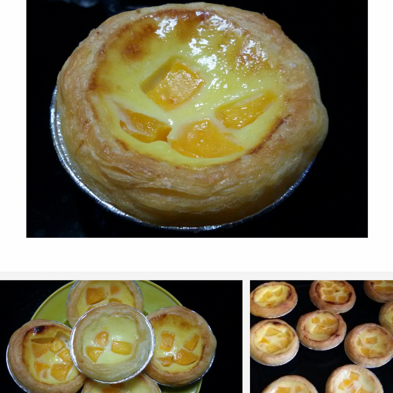 不加淡奶油蛋挞