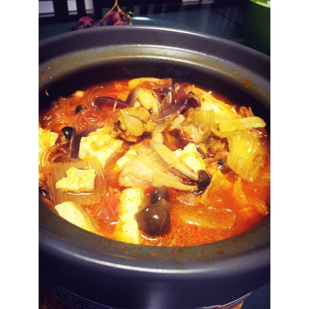 韩式泡菜汤--辣白菜汤