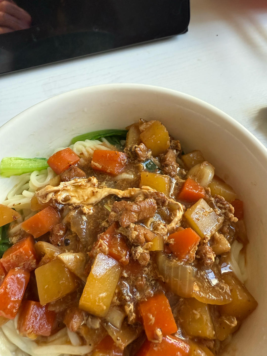 咸香鲜美༄「土豆🥔肉沫打卤面🍜」༄