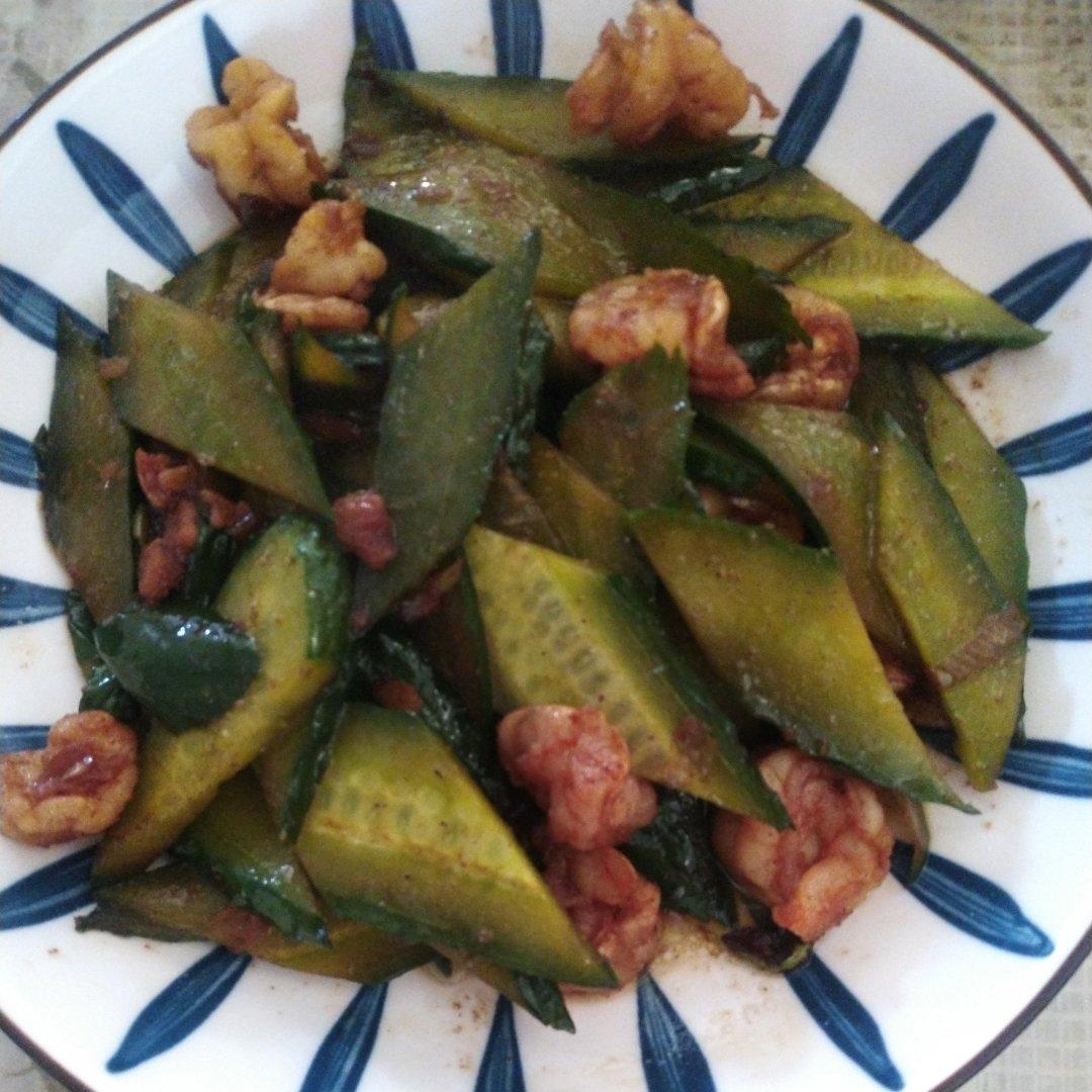 虾仁炒青瓜
