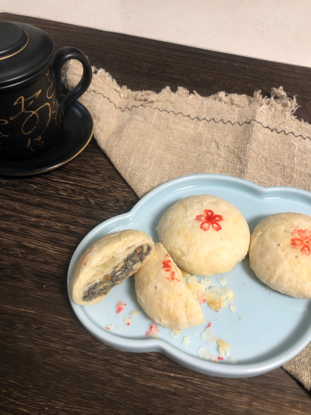 椒盐月饼 月饼 传统苏式月饼