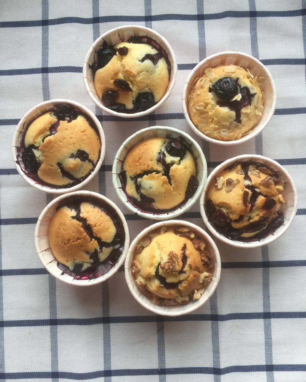 蓝莓玛芬蛋糕 Blueberry Muffin