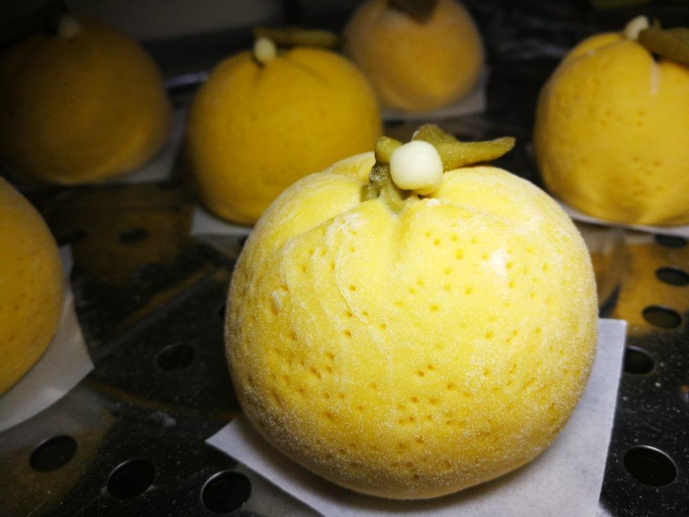 可剥皮的橘子🍊卡通果蔬仿真橘子造型馒头