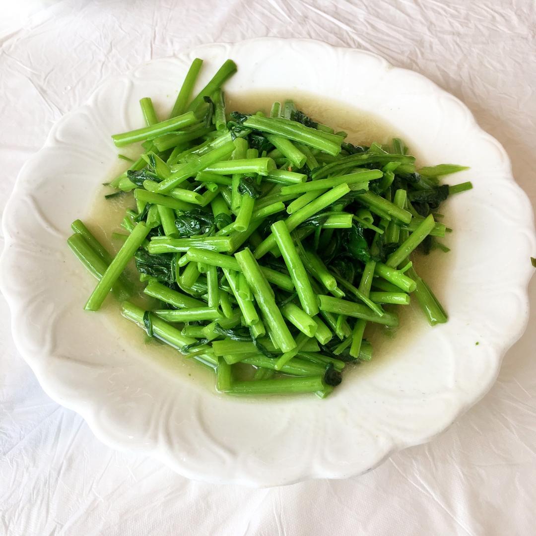lijingjing阿静做的清炒空心菜藤藤菜