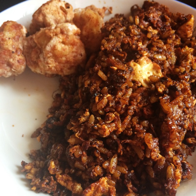 傻瓜版酱油炒饭