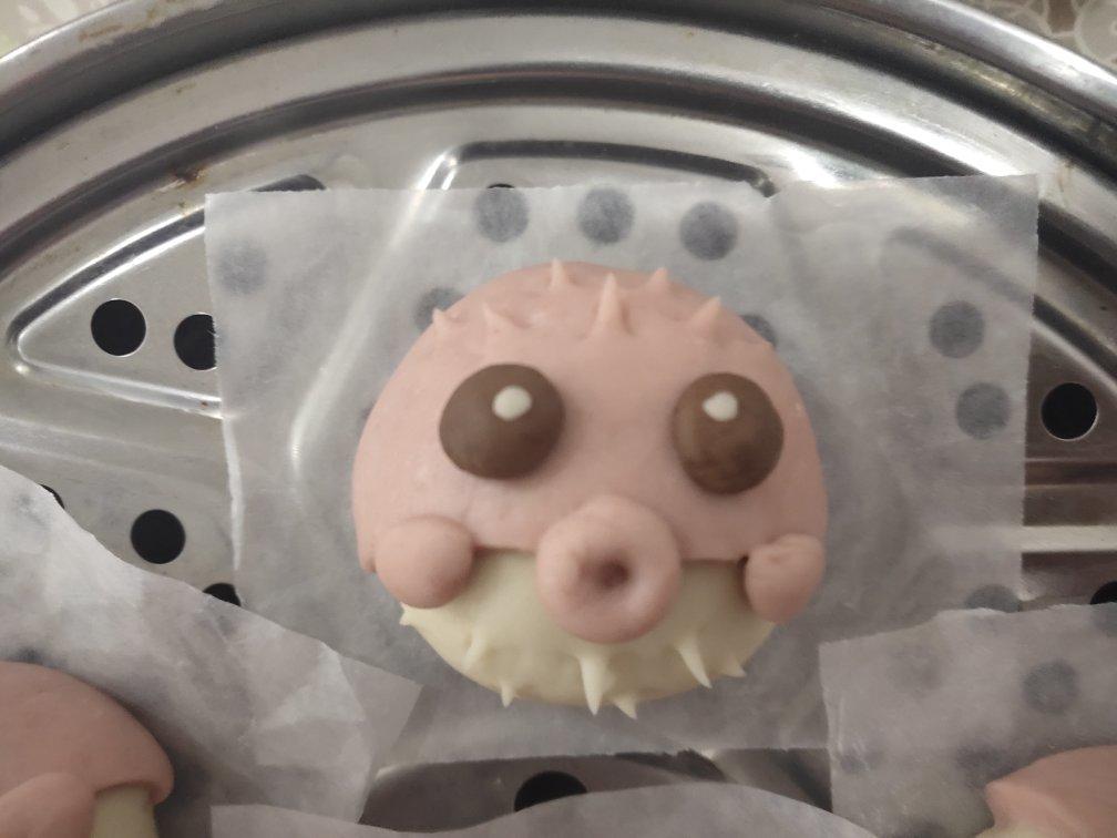 嘟嘟嘴小河豚|卡通包教程