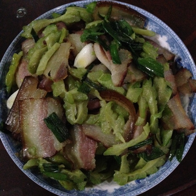 苦瓜炒腊肉