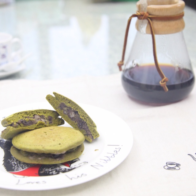 抹茶蜜豆铜锣烧