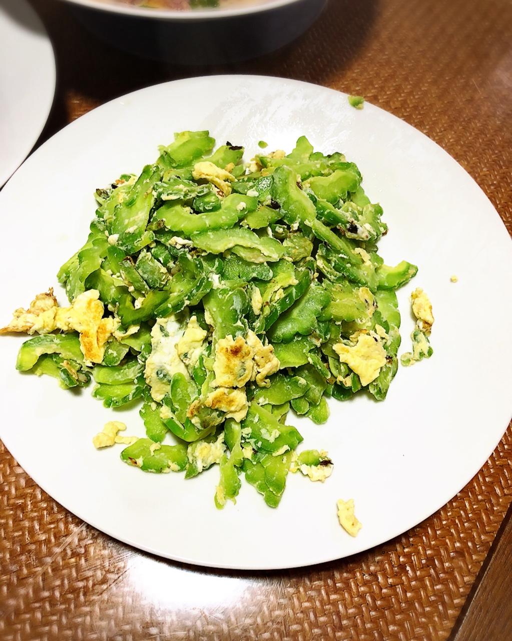 苦瓜炒蛋（清火菜）