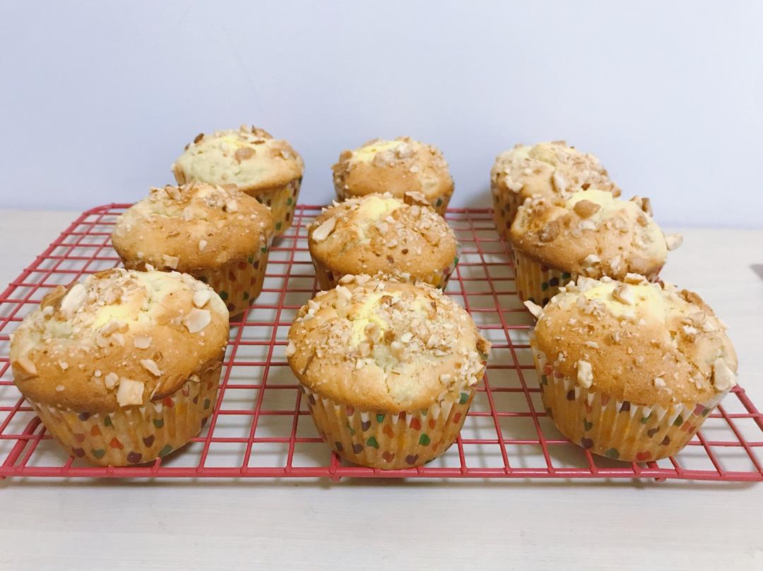 软心乳酪香蕉马芬<Banana Cream Cheese Muffins>