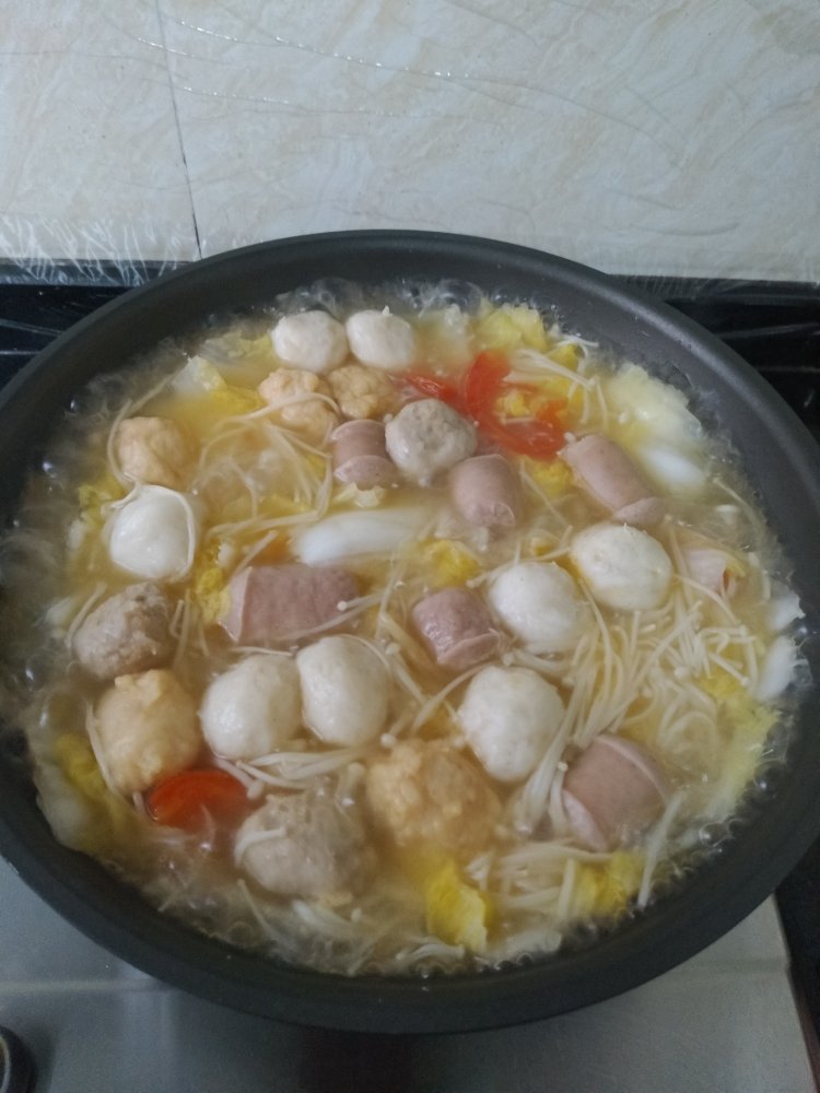 杂蔬丸子汤