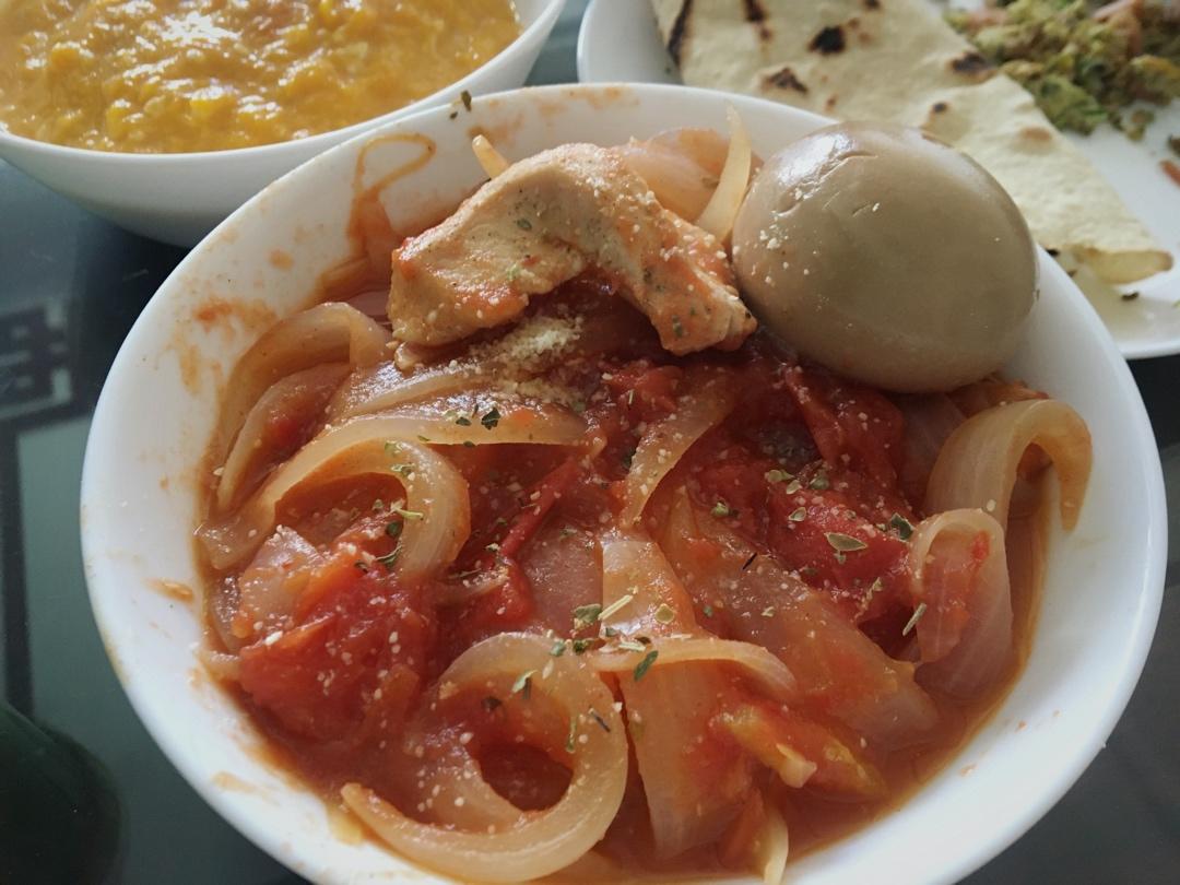 番茄炖鸡胸丨健康·三餐