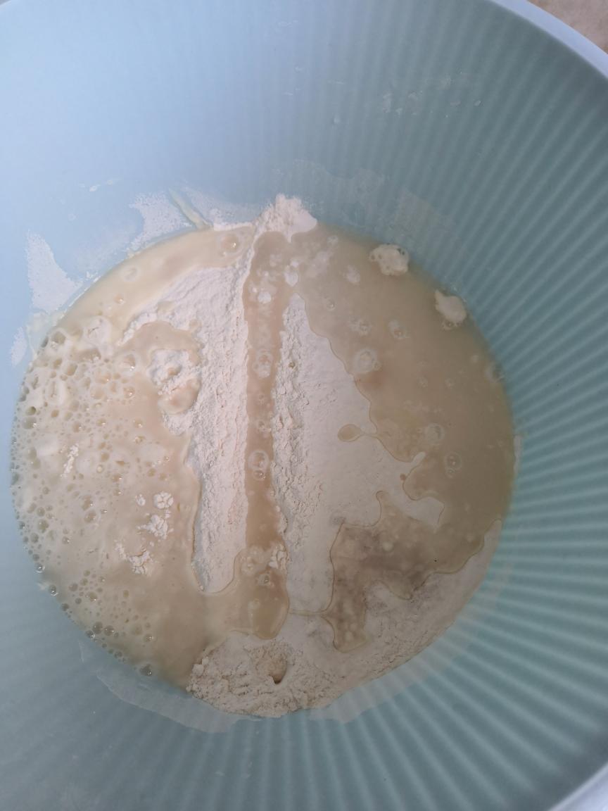 纯奶手撕吐司的做法 步骤1