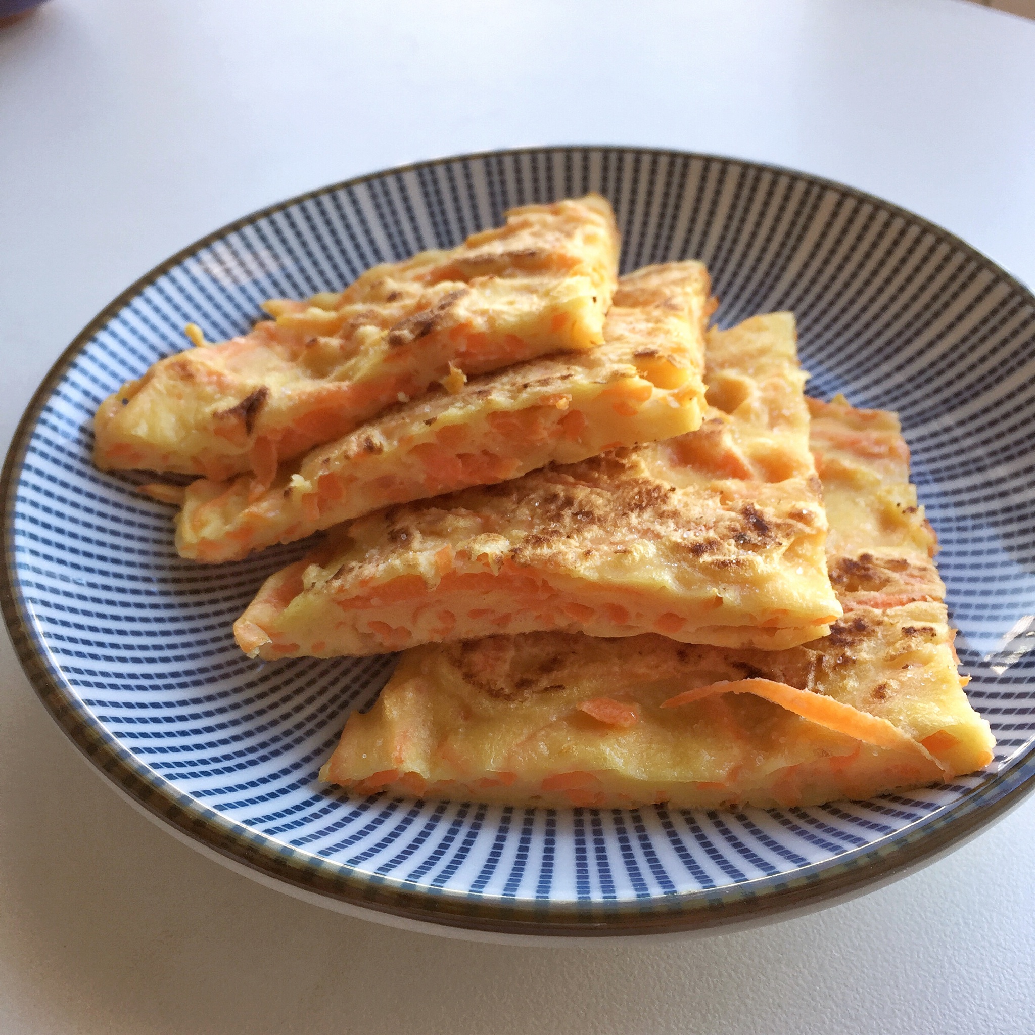 胡萝卜鸡蛋饼