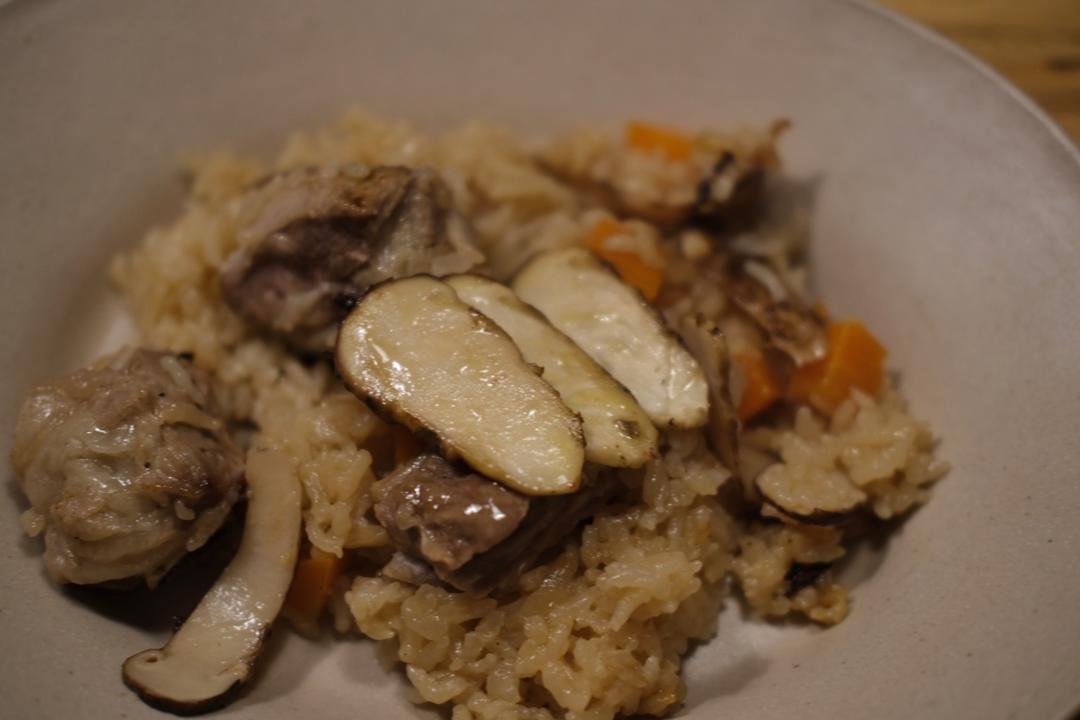 【电饭煲松茸焖饭】