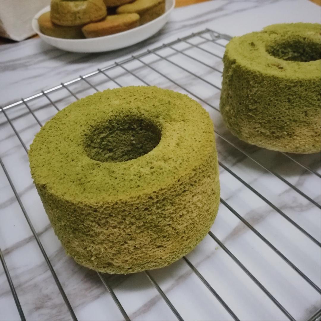 云石糯米戚风（抹茶戚风）
