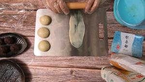 抹茶红豆酥(详细视频教程)的做法 步骤4