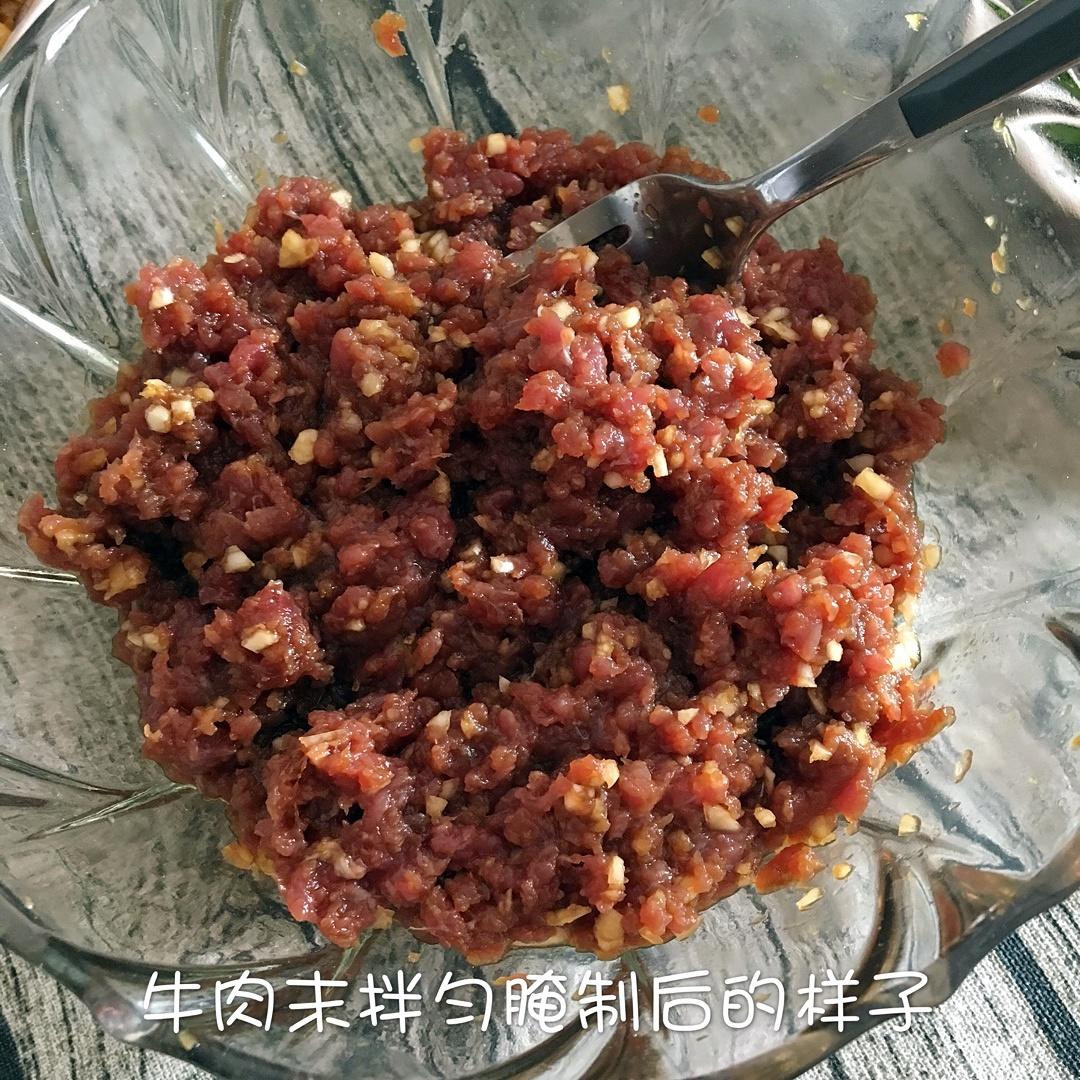 豆豉牛肉酱核桃酱的做法 步骤2