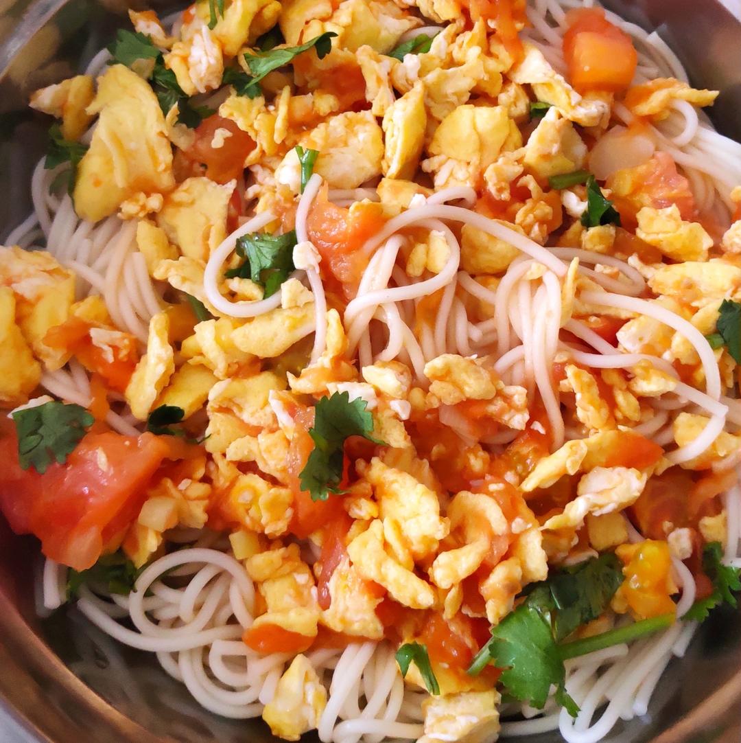 西红柿鸡蛋打卤面