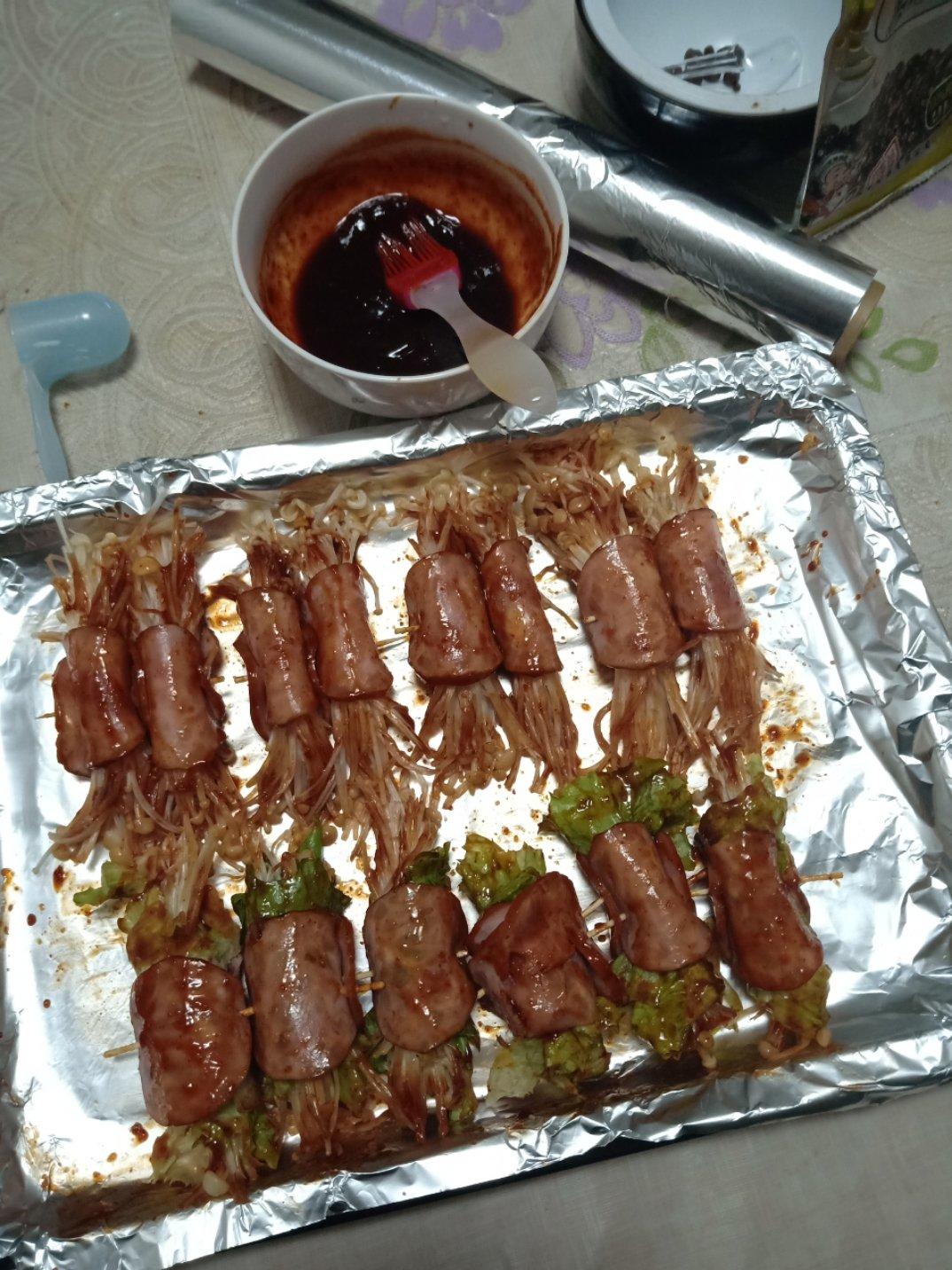 蒜蓉烤金针菇（烤箱版）