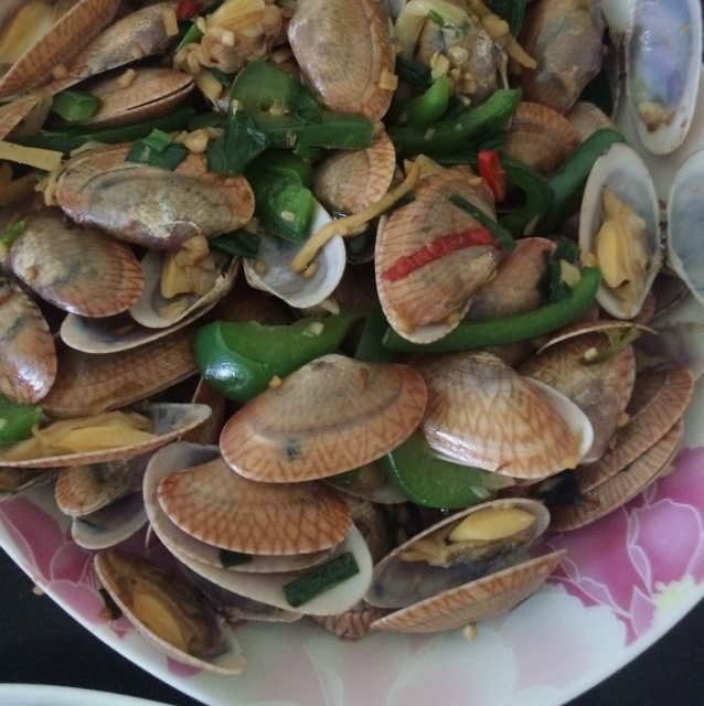 姜葱炒花甲